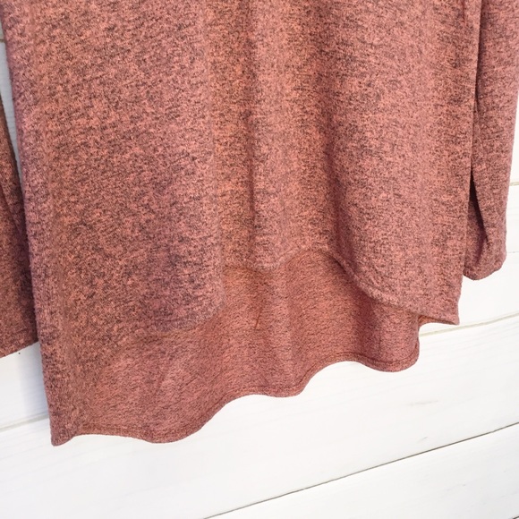 GIBSON Yummy Fleece Hi Lo V-Neck Pullover Top M - Picture 6 of 10